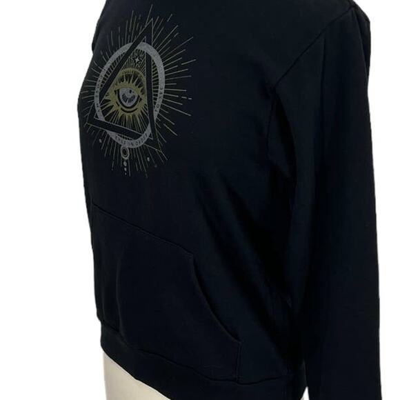 PICASSO JASPER Third Eye Wide Hoodie Sweatshirt SZ SM - Picture 4 of 9